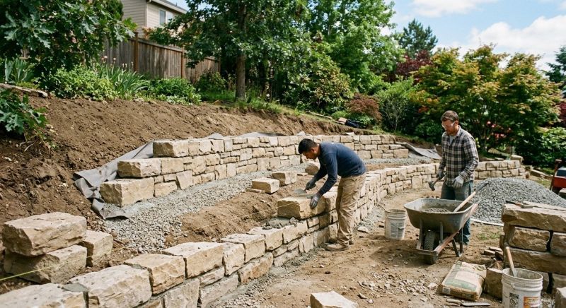 Hardscape Wall Construction in Pasco County, FL