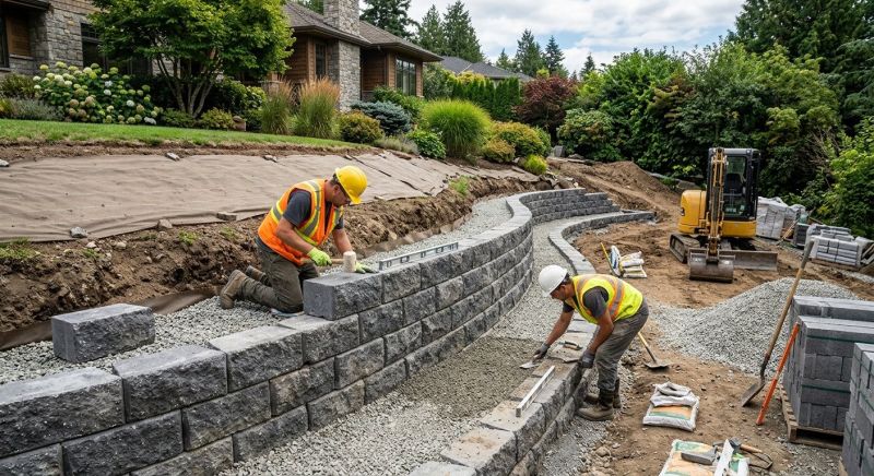 Hardscape Wall Construction in Tampa, FL