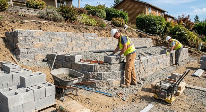 Landscape Wall Construction in Kissimmee, FL