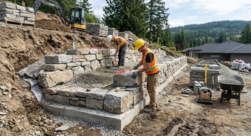 Landscape Wall Construction in Lakeland, FL