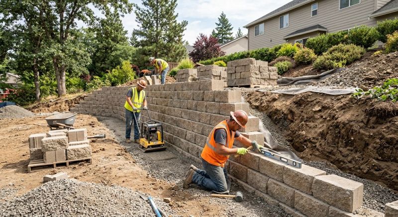 Retaining Wall Installation in Ventura County, CA