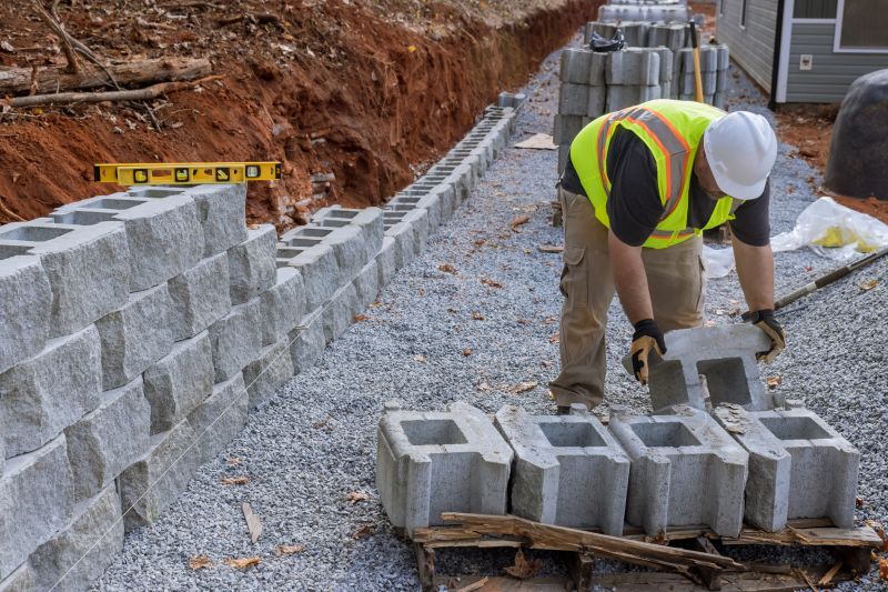 Retention Wall Construction in Santa Rosa, CA
