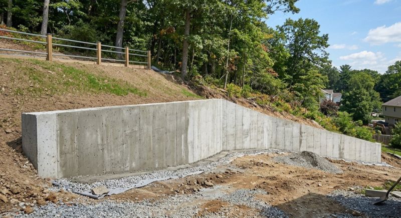 Retention Wall Construction in Orlando, FL