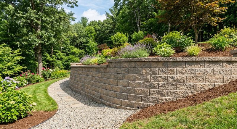 Retention Wall Installation in Pasco County, FL