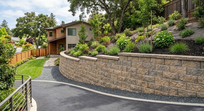 Retention Wall Installation in Deland, FL